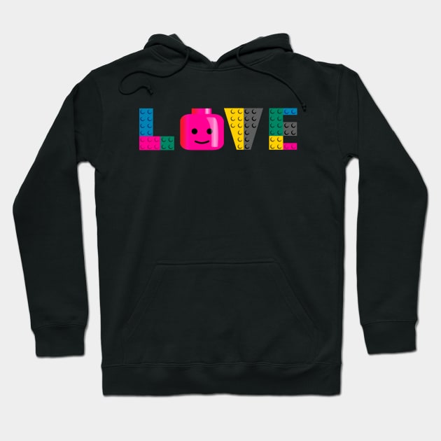 LOVE LEGO Hoodie by jamedleo